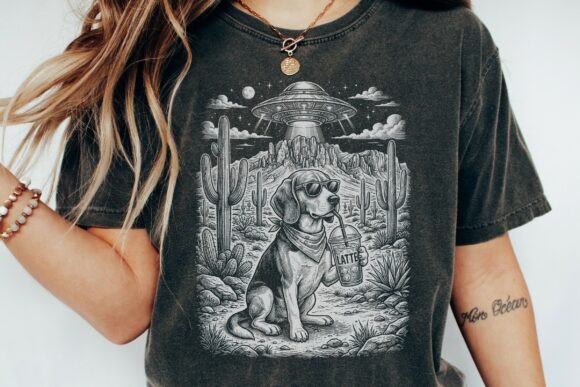 Download Beagle Dog Iced Latte Ufo Desert - Beagle dog Collection