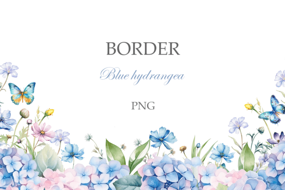 Download Border Flowers and Butterfly - Butterfly Collection